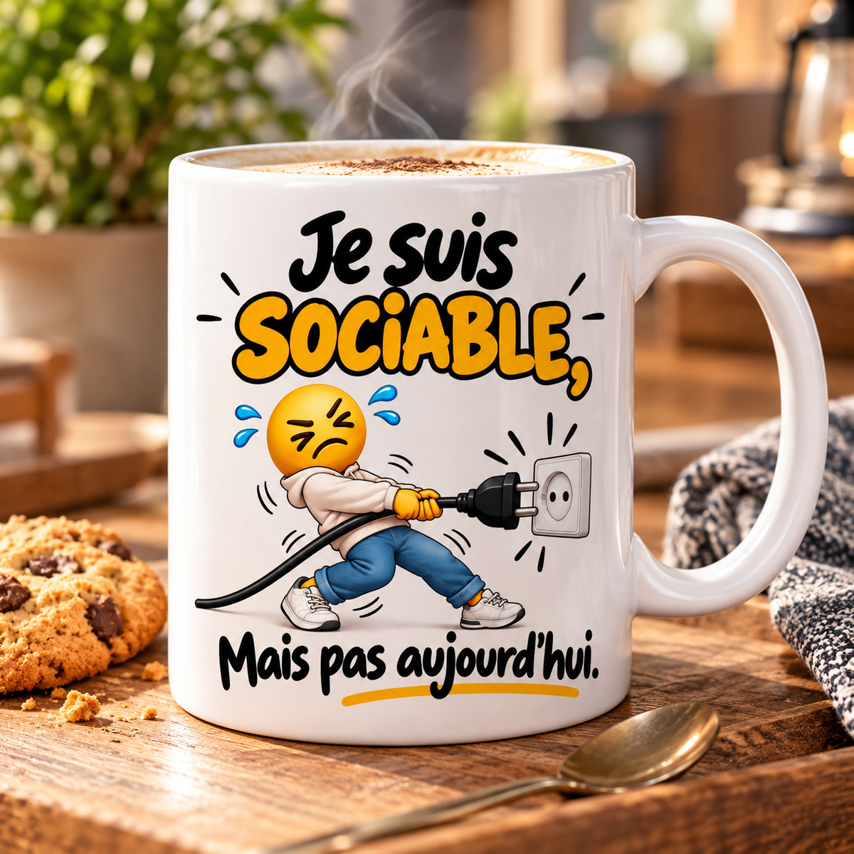 Mug pas sociable aujourd’hui