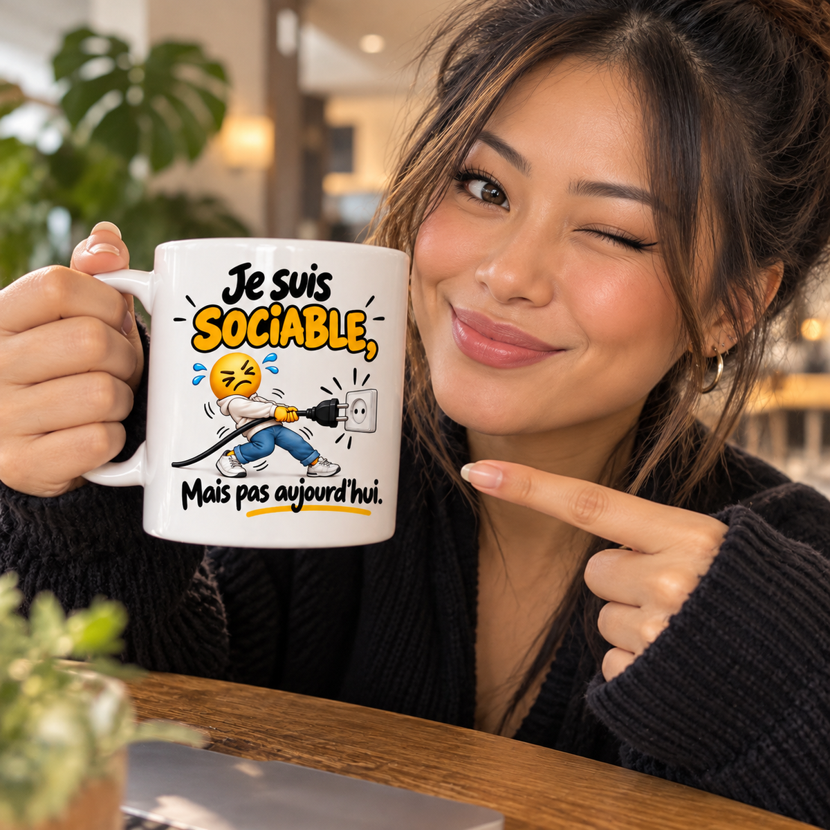 Mug pas sociable aujourd’hui